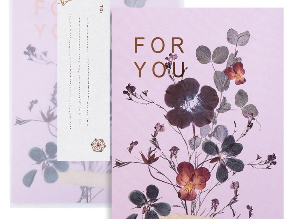 A card that says "for you"
